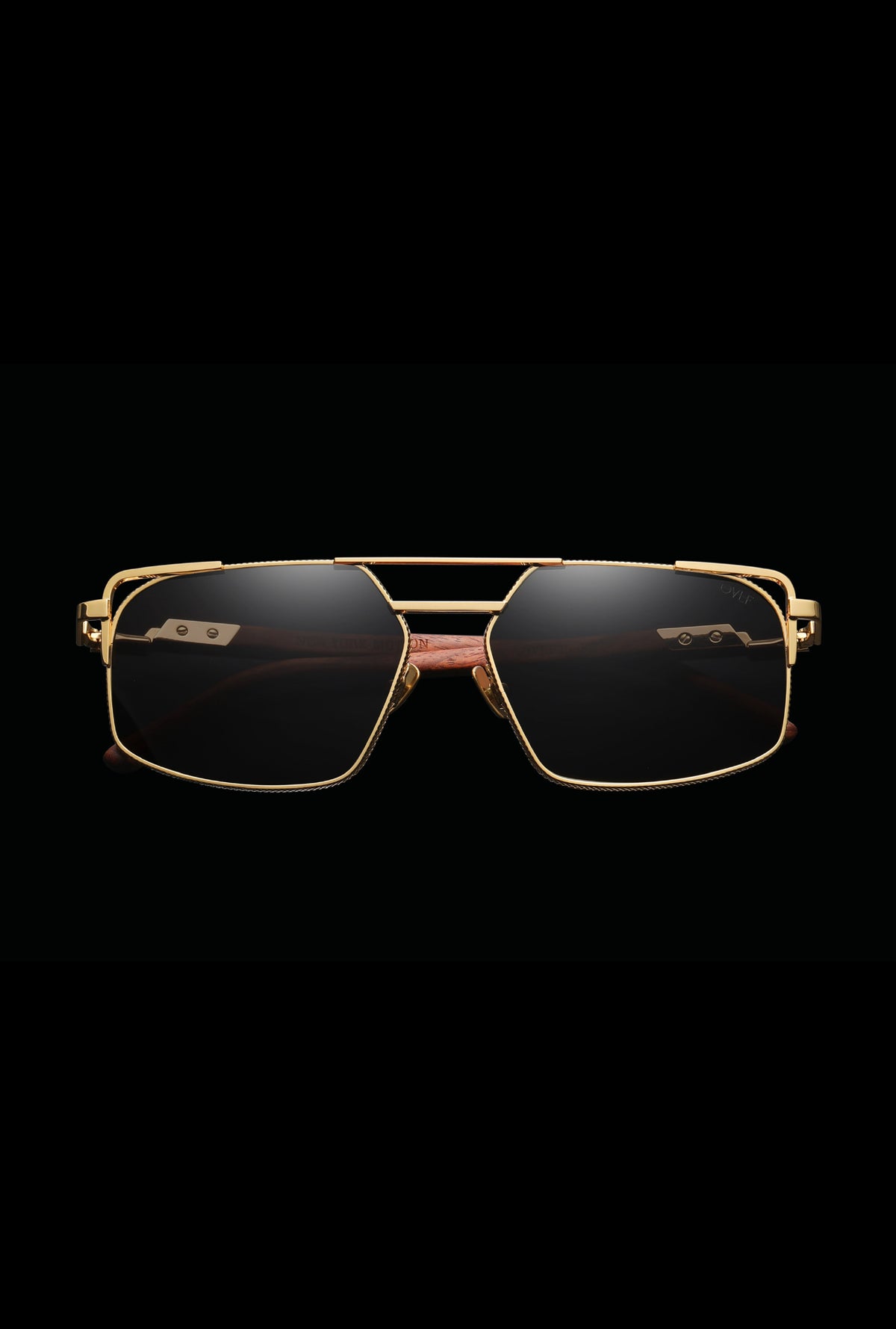Wood Grain brown/ Gold