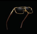 Wood Grain brown/ Gold