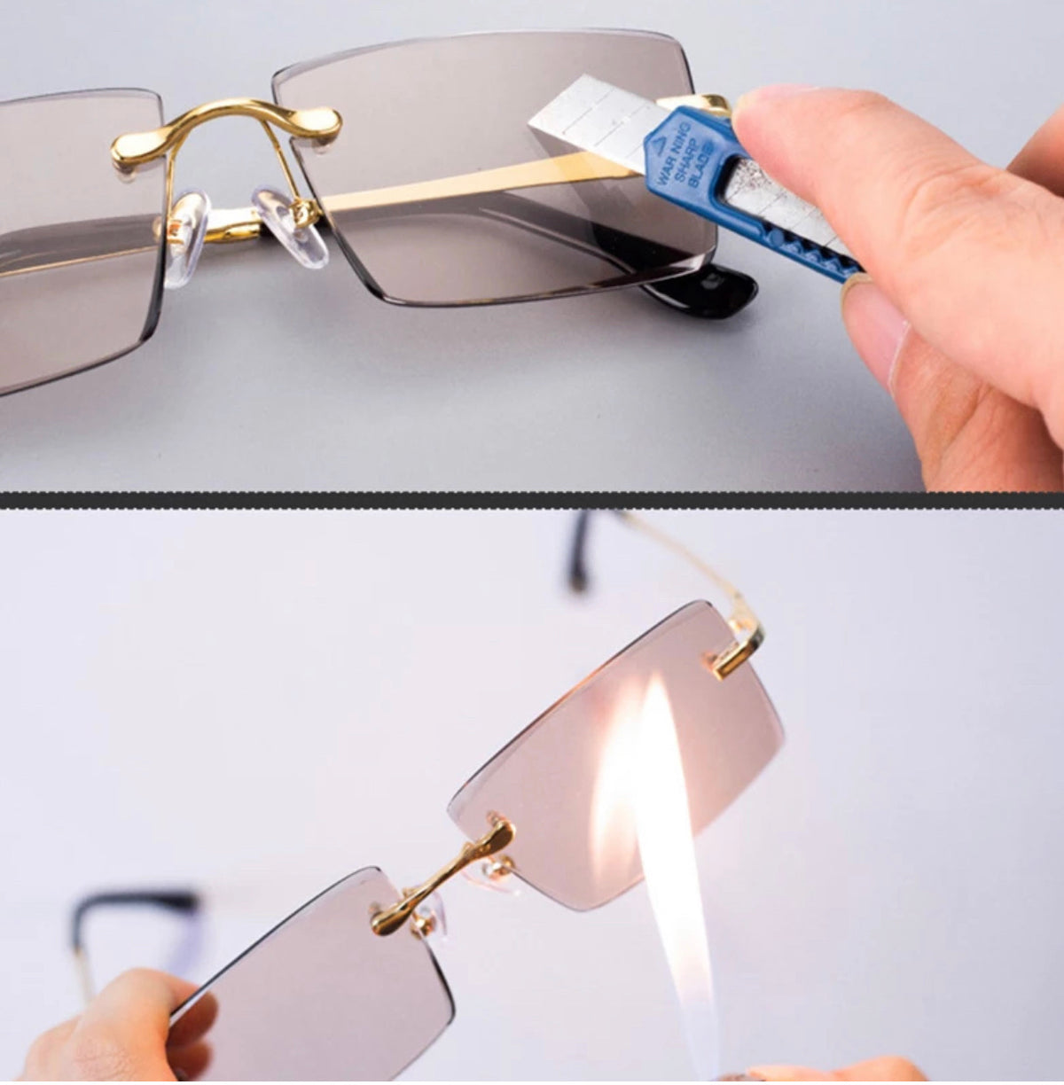 Crystal clear lenses